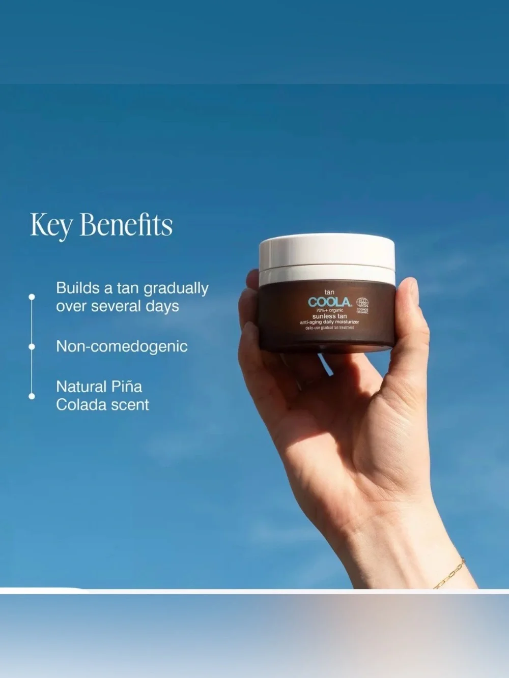 COOLA Brown Jar Sunless Tan Anti-Aging Daily Moisturizer - Picture 7 of 9